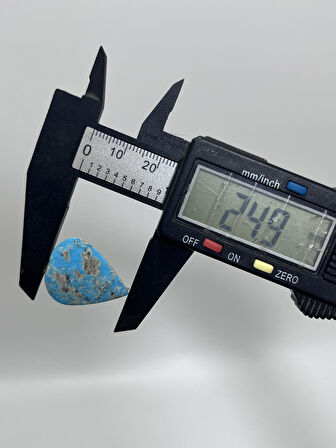 Okyanus Temalı Doğal Kabaşon Firuze Taşı 22,8 Karat - Turkuaz Taşı 4,57 Gram