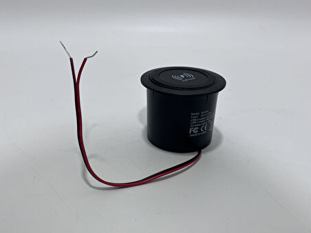 W-0101 Kablosuz Type-C USB Portlu Araç Şarj Soketi Adaptörü 12V-24V 