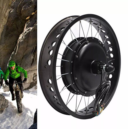 Elektrikli Bisiklet Dönüşüm Kiti 20'' 48V 2000W