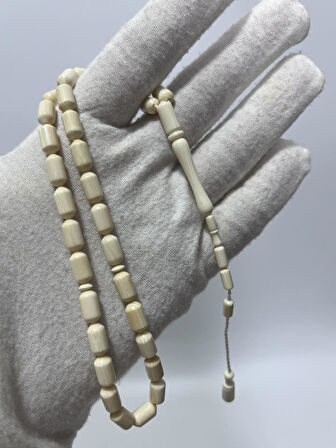 Kesme Fildişi Tesbih 12,58 Gram - Koleksiyonluk Fil Dişi Tespih