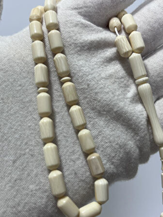 Kesme Fildişi Tesbih 12,58 Gram - Koleksiyonluk Fil Dişi Tespih