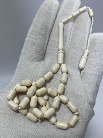 Kesme Fildişi Tesbih 12,58 Gram - Koleksiyonluk Fil Dişi Tespih