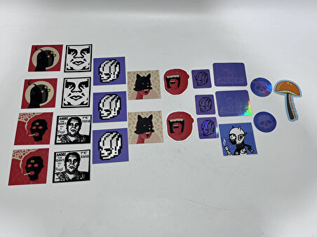 Karma Sticker Koleksiyonu 24 Adet