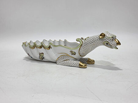 Herend 7760 Kraliçe Victoria VBA El Boyama Porselen Küllük