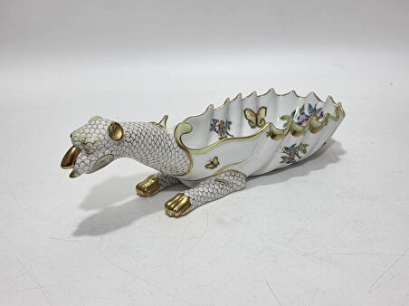 Herend 7760 Kraliçe Victoria VBA El Boyama Porselen Küllük