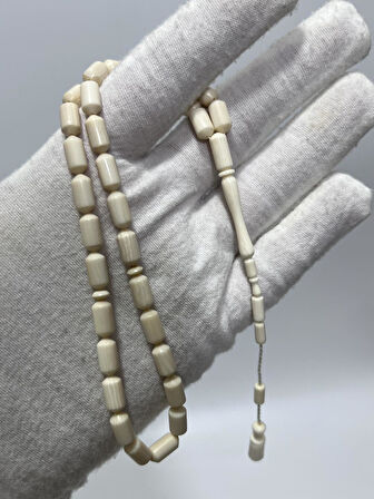 Kesme Fildişi Tesbih 11,80 Gram - Koleksiyonluk Fil Dişi Tespih