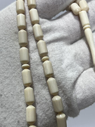 Kesme Fildişi Tesbih 11,80 Gram - Koleksiyonluk Fil Dişi Tespih