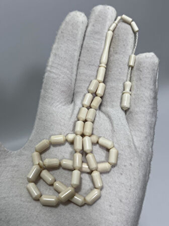 Kesme Fildişi Tesbih 11,80 Gram - Koleksiyonluk Fil Dişi Tespih