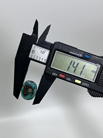 Okyanus Temalı Doğal Kabaşon Firuze Taşı 20,7 Karat - Turkuaz Taşı 4,17 Gram