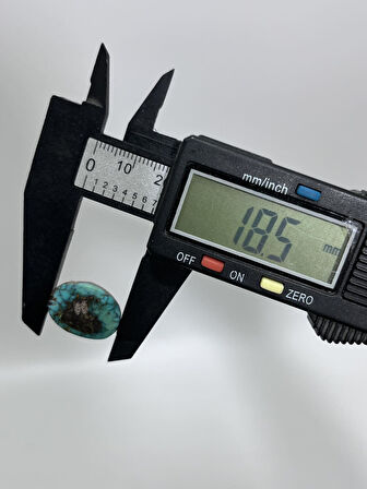 Okyanus Temalı Doğal Kabaşon Firuze Taşı 20,7 Karat - Turkuaz Taşı 4,17 Gram