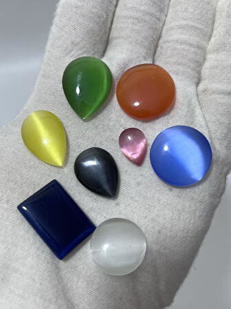 Kabaşon Kesim Kuvars Doğal Taş 19,50 Gram Lot 11