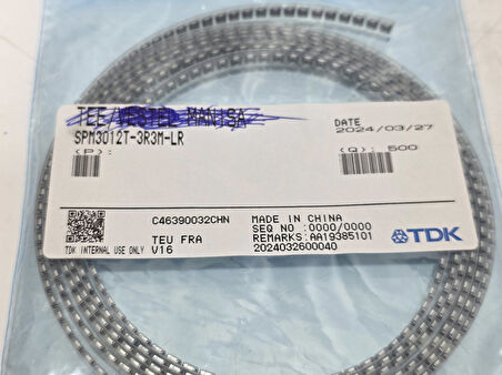 Tdk SPM3012T-3R3M-LR Güç Endüktörü 500 Adet 