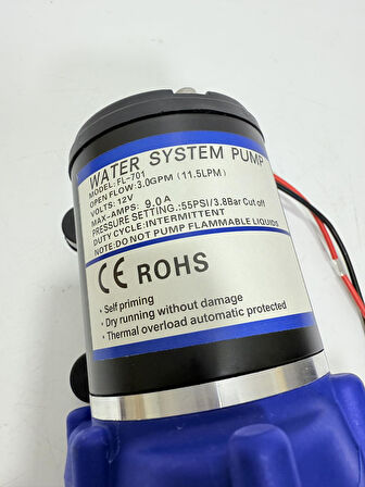 FL-701 Karavan Tekne Su Pompası 12V 3.8 Bar 11.5 L/dk