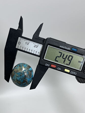 Okyanus Temalı Doğal Kabaşon Firuze Taşı 78,8 Karat - Turkuaz Taşı 15,77 Gram