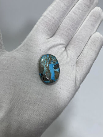 Doğal İran Nişabur Firuze (Turkuaz) Taşı  35,8 Karat - 7,17 Gram