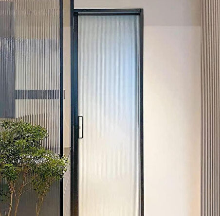 Buzlu Çizgili Duşakabin Pencere Cam Filmi 90x500cm