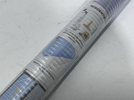 Buzlu Çizgili Duşakabin Pencere Cam Filmi 90x500cm