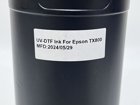 Epson TX800 Uyumlu UV-DTF Mürekkep 1000Ml Magenta (29/05/2024 Tarihli)