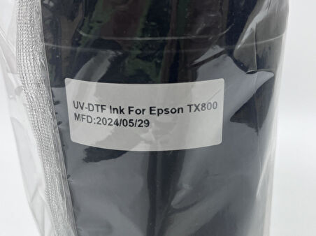 Epson TX800 Uyumlu UV-DTF Mürekkep 1000Ml Yellow (29/05/2024 Tarihli)