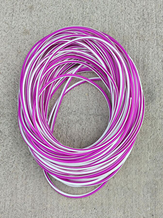 Neon Led Kılıfı 7mm 5 Metre Mor 