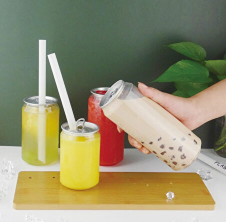 Şeffaf Plastik İçecek Kabı 100 Adet