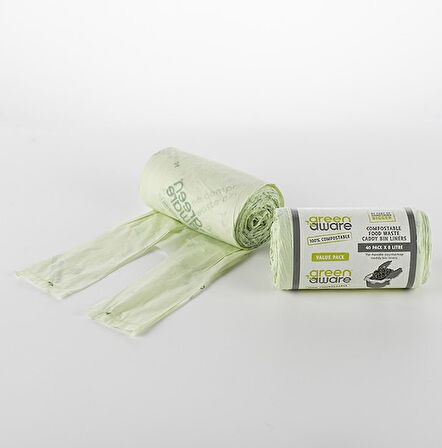 GreenAware Kompostlanabilir Poşet 8L (80 Adet)