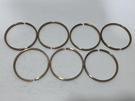 Wartsila Sulzer RTA62U Dizel Makine Başlatma Valfi Piston Segmanı 7 Adet