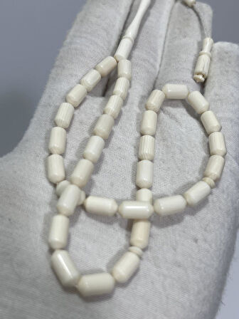 Kesme Fildişi Tesbih 11,70 Gram - Koleksiyonluk Fil Dişi Tespih