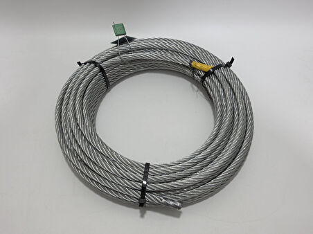 Galvanizli Çelik Halat 6x37+FC 1770 N/mm² 12mm 30 Metre