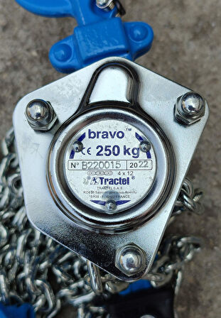 Tractel Bravo Manuel Caraskal 250 Kg 3 Metre