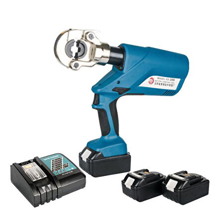 EZ-300 Hidrolik Akülü Kablo Pabuç Sıkma Pensesi 16–300 mm²