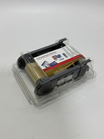 Evolis RCT016NAA Metalik Altın Monokrom Ribon