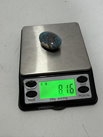 Doğal İran Nişabur Firuze (Turkuaz) Taşı  40,8 Karat - 8,16 Gram