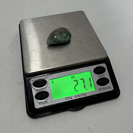 Doğal İran Nişabur Firuze (Turkuaz) Taşı  27,1 Karat - 5,42 Gram