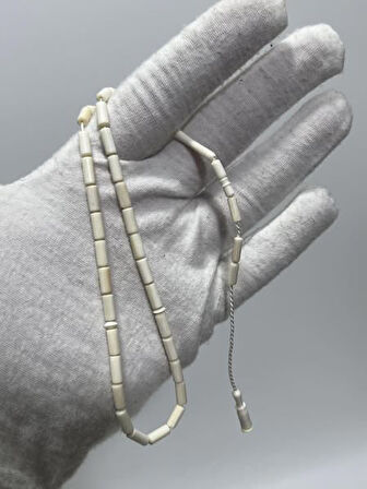 Kesme Fildişi Tesbih 4,89 Gram - Koleksiyonluk Fil Dişi Tespih