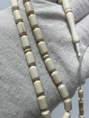 Kesme Fildişi Tesbih 12,09 Gram - Koleksiyonluk Fil Dişi Tespih