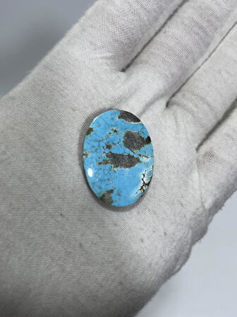 Doğal İran Nişabur Firuze (Turkuaz) Taşı 32,8 Karat - 6,58 Gram