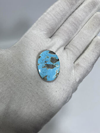 Doğal İran Nişabur Firuze (Turkuaz) Taşı 32,8 Karat - 6,58 Gram