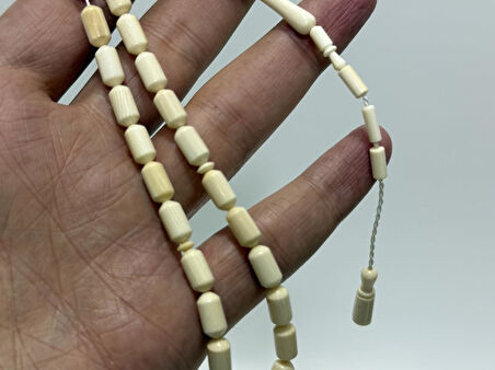 Kesme Fildişi Tesbih 13,12 Gram - Koleksiyonluk Fil Dişi Tespih