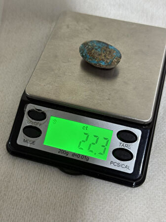 Doğal İran Nişabur Firuze (Turkuaz) Taşı 22,3 Karat - 4,46 Gram