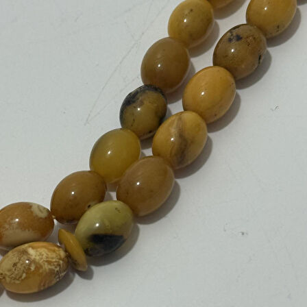 Doğal Kaya Damla Kehribar Tesbih 33lük 15,50 Gram
