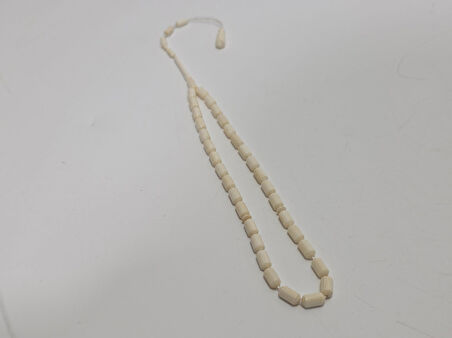 Kesme Fildişi Tesbih 8,63 Gram - Koleksiyonluk Fil Dişi Tespih