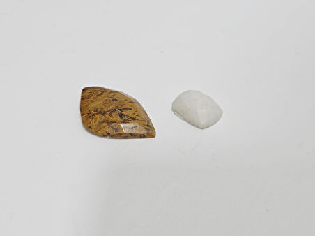 Kabaşon Kesim Kuvars Doğal Taş 24 Gram Lot 22