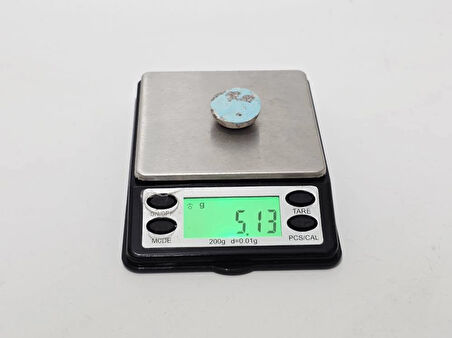 Doğal İran Nişabur Firuze (Turkuaz) Taşı 25,5 Karat - 5,13 Gram