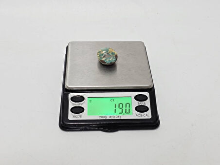 Doğal İran Nişabur Firuze (Turkuaz) Taşı 19 Karat - 3,75 Gram