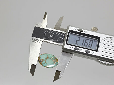 Doğal İran Nişabur Firuze (Turkuaz) Taşı 17,8 Karat - 3,56 Gram