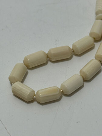 Kesme Fildişi Tesbih 9,02 Gram - Koleksiyonluk Fil Dişi Tespih