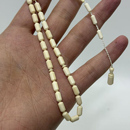 Kesme Fildişi Tesbih 9,06 Gram - Koleksiyonluk Fil Dişi Tespih