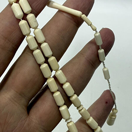 Kesme Fildişi Tesbih 9,06 Gram - Koleksiyonluk Fil Dişi Tespih