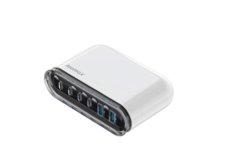 Momax 1-Charge Flow+ 6-Port GaN Çoklu Şarj Aleti 120W